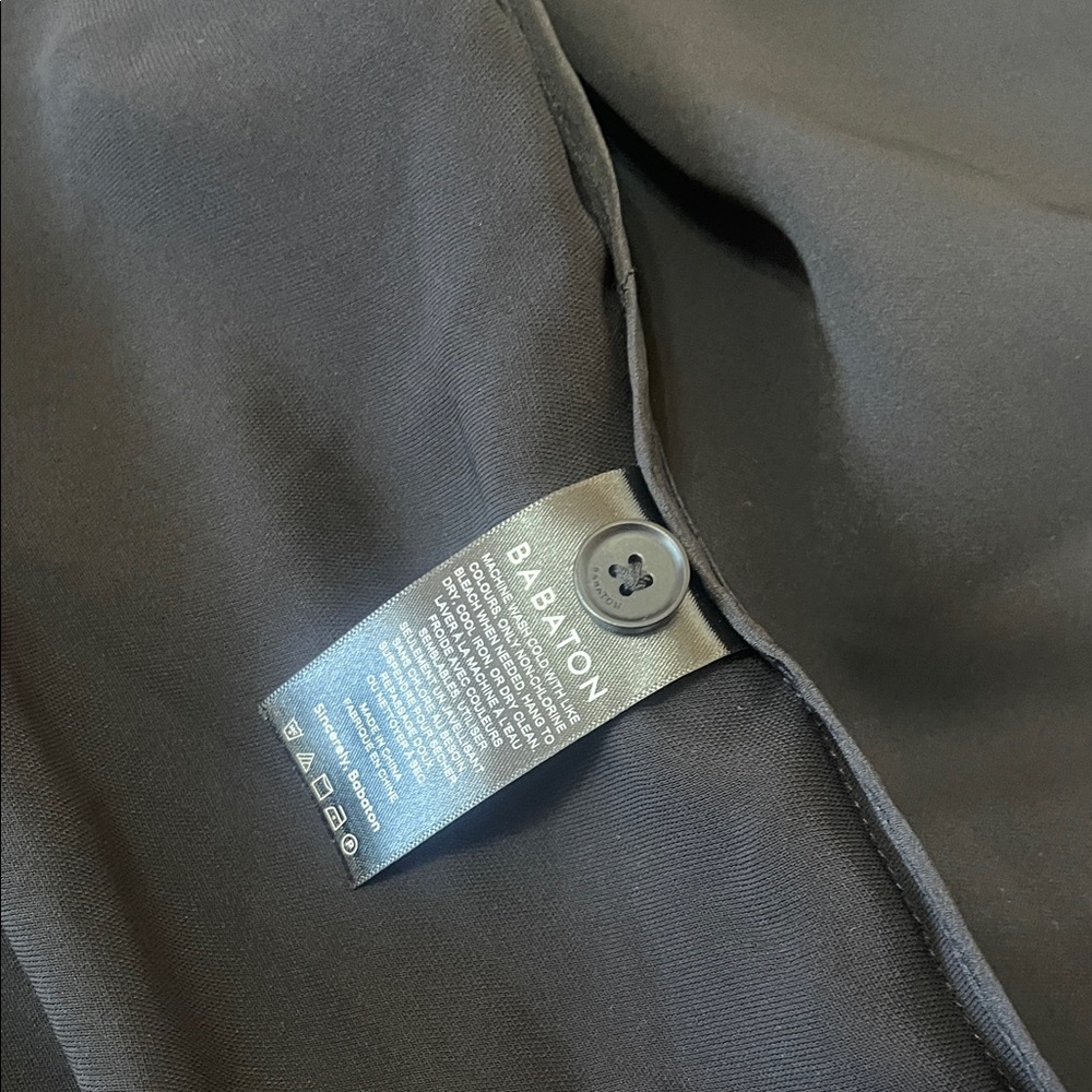 Babaton Black Long Open Front Duster Coat - Picture 14 of 16